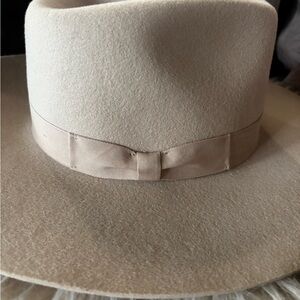 Lack Of Color Cream Wool Fedora Hat